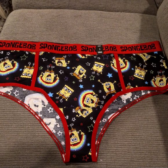 Torrid 3 Spongebob Cotton Cheeky - Picture 1 of 3